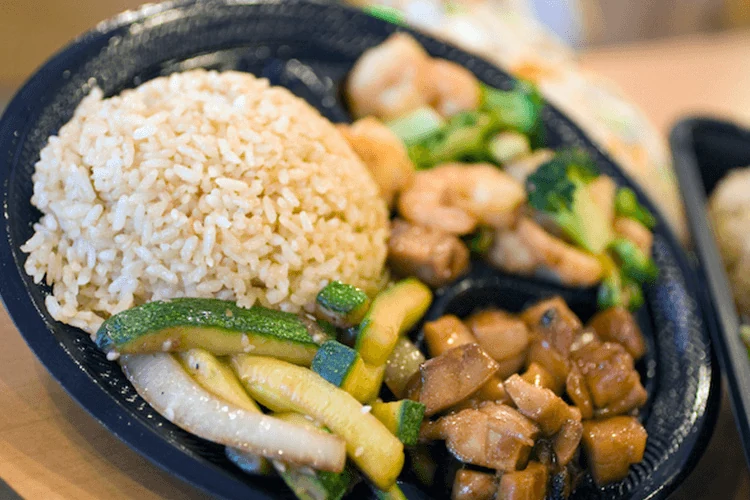 Seasons of Japan hibachi plate